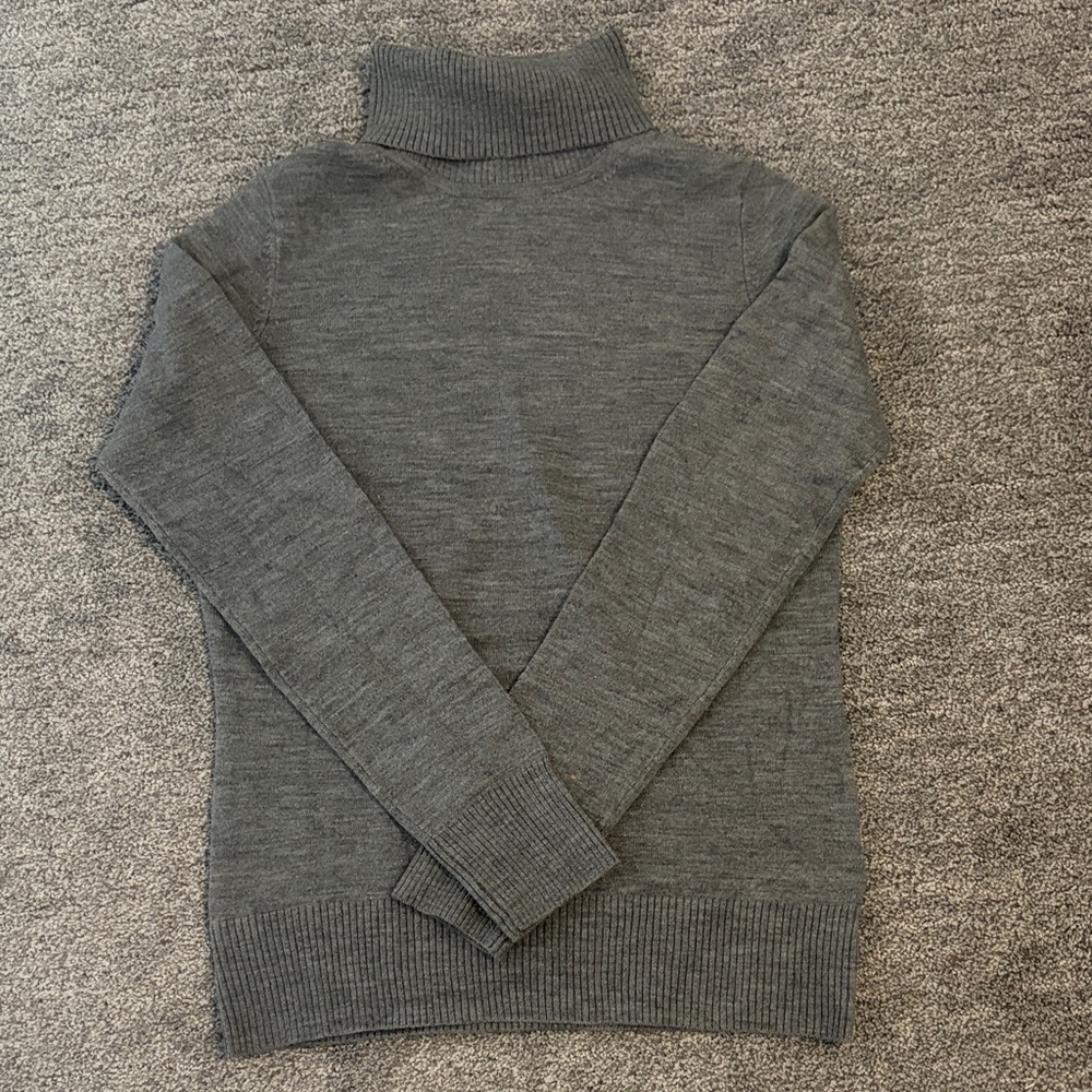 French Connection Gray Turtleneck Sweater